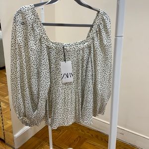 Long sleeve zara top new with tags